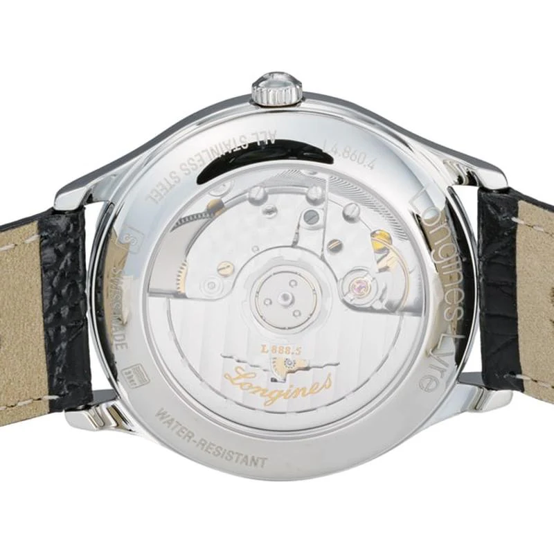 Longines Men's Leather Belt Parallel Import 2-Year Warranty L4.860.4.12.2 - Image 4