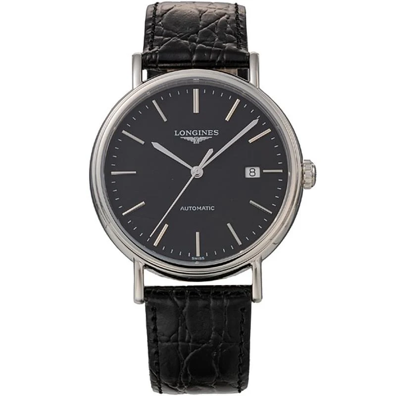 Longines Men's Leather Belt Parallel Import 2-Year Warranty L4.922.4.52.2