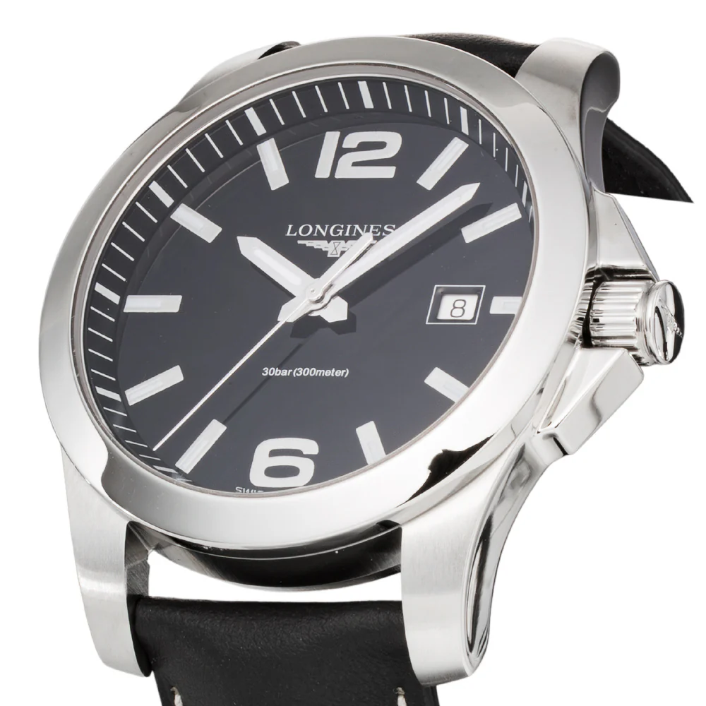 Longines Men's Leather Belt Parallel Import with 2-Year Warranty L3.759.4.58.3 - Image 2