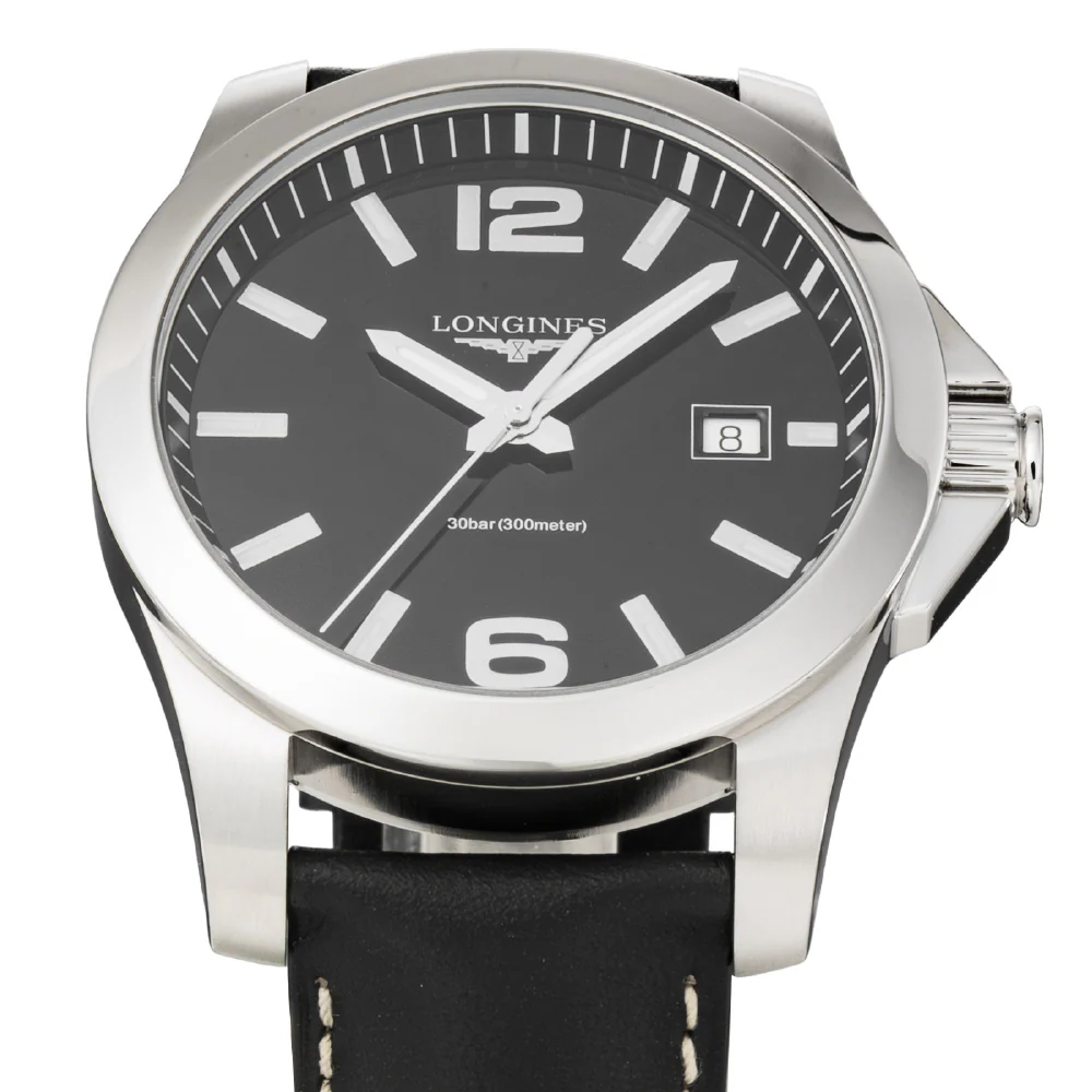 Longines Men's Leather Belt Parallel Import with 2-Year Warranty L3.759.4.58.3 - Image 3