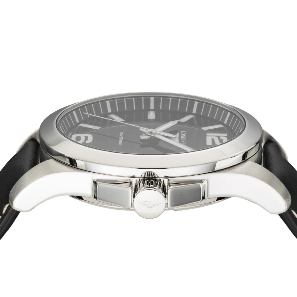 Longines Men's Leather Belt Parallel Import with 2-Year Warranty L3.759.4.58.3 - Image 4