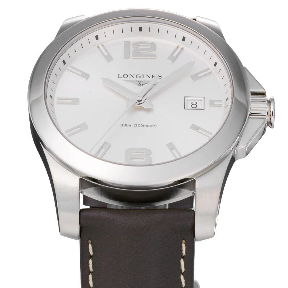 Longines Men's Leather Belt Parallel Import with 2 Year Warranty L3.759.4.76.5 - Image 3