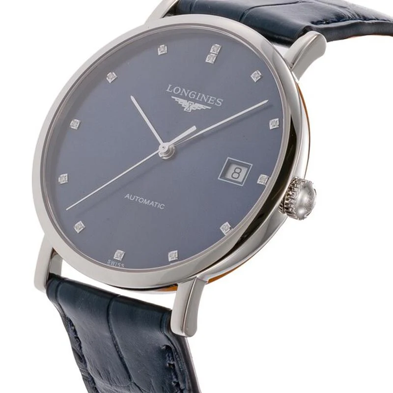 Longines Men's Leather Belt Parallel Import with 2 Year Warranty L4.810.4.97.2 - Image 2