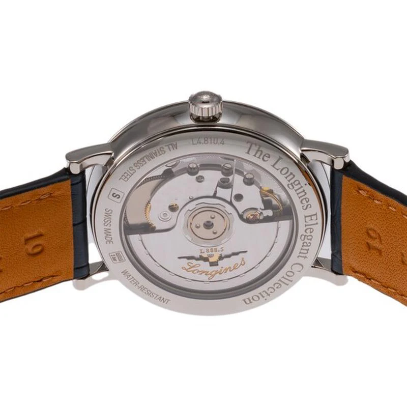 Longines Men's Leather Belt Parallel Import with 2 Year Warranty L4.810.4.97.2 - Image 4