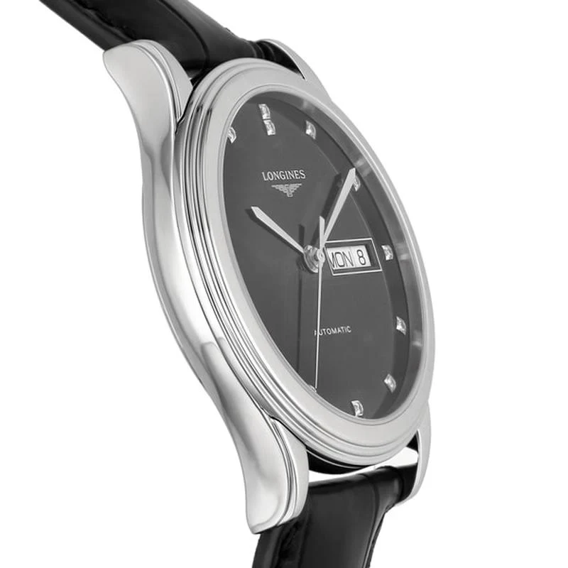 Longines Men's Leather Belt Parallel Import with 2 Year Warranty L4.899.4.57.2 - Image 3