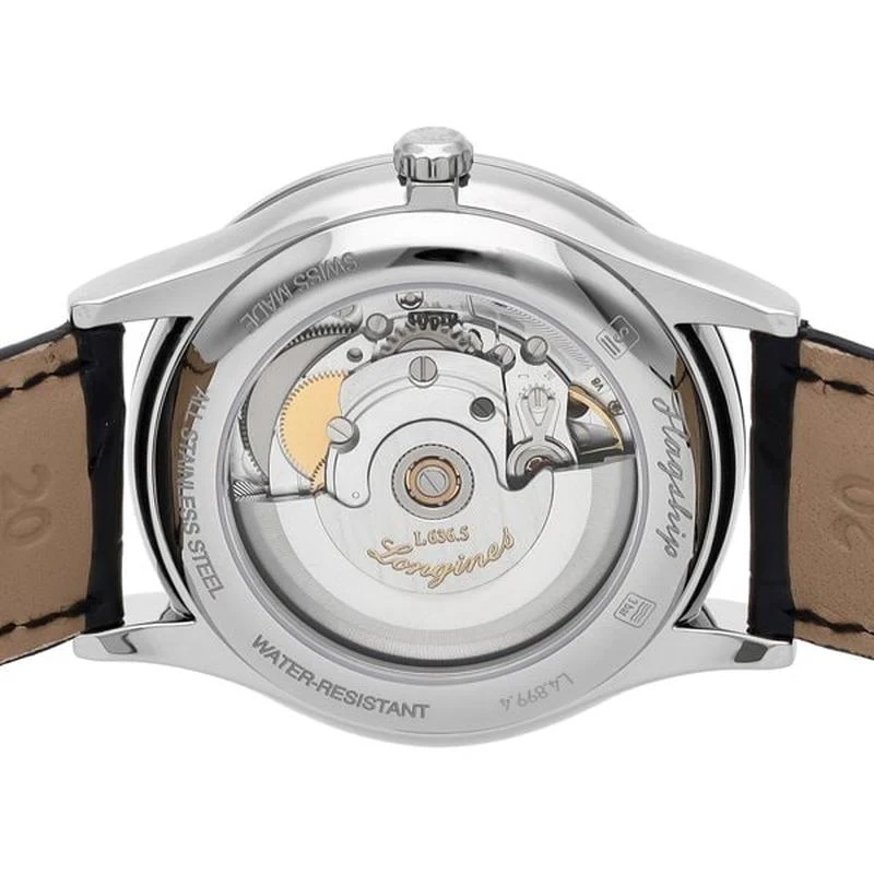 Longines Men's Leather Belt Parallel Import with 2-Year Warranty L4.899.4.72.2 - Image 4