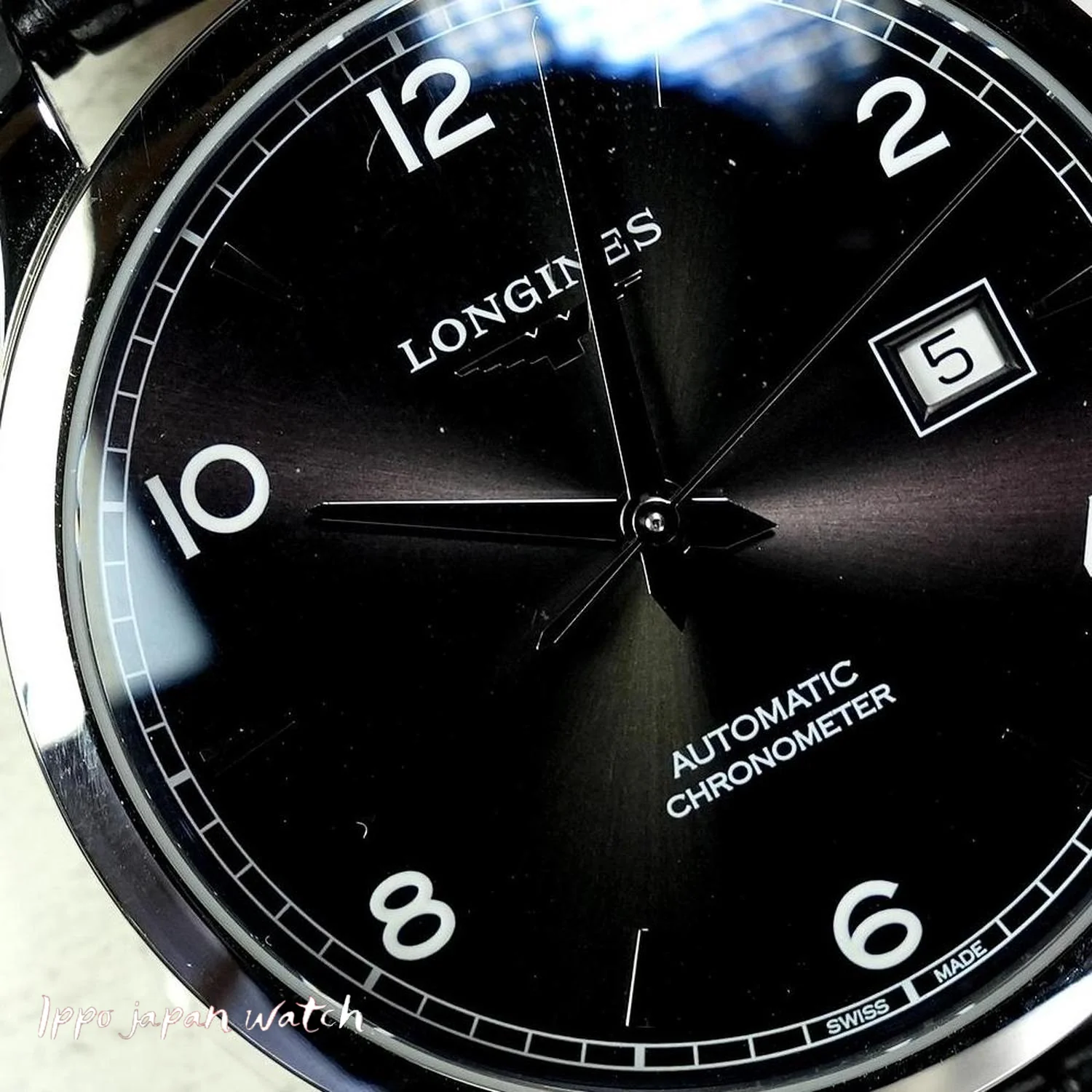 Longines Men's Leather Belt Watch Parallel Import with 2-Year Warranty L2.821.4.56.2 - Image 4