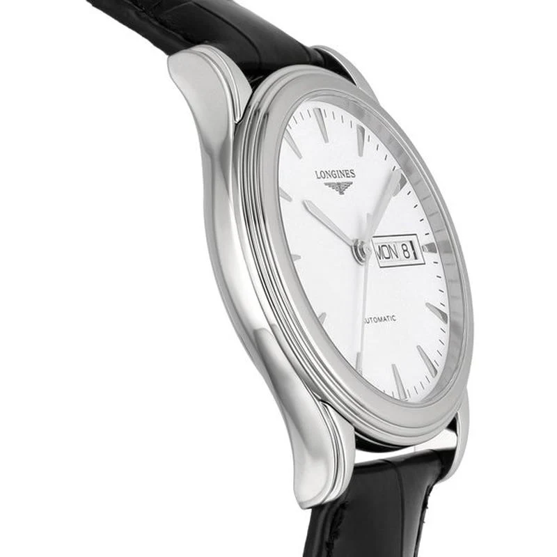 Longines Men's Leather Strap Watch Parallel Import with 2-Year Warranty L4.899.4.12.2 - Image 2