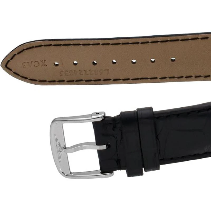 Longines Men's Leather Strap Watch Parallel Import with 2-Year Warranty L4.899.4.12.2 - Image 5