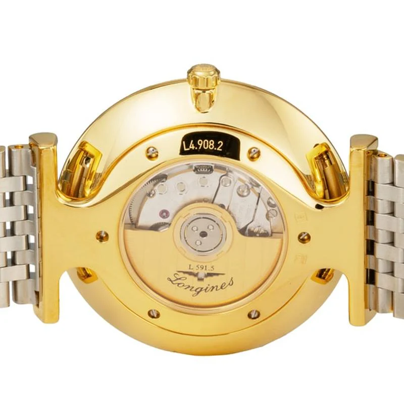 Longines Men's Metal Band Import Watch with 2-Year Warranty L4.908.2.11.7 - Image 4