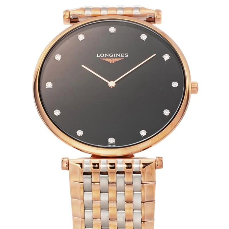Longines Men's Metal Belt Parallel Import 2-Year Warranty L4.766.1.57.7 - Image 3