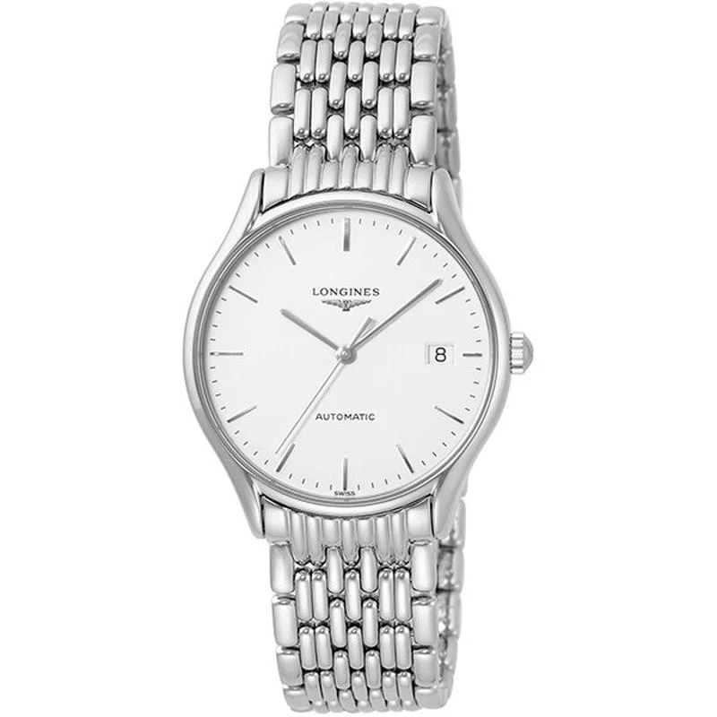 Longines Men's Metal Belt Parallel Import 2-Year Warranty L4.860.4.12.6