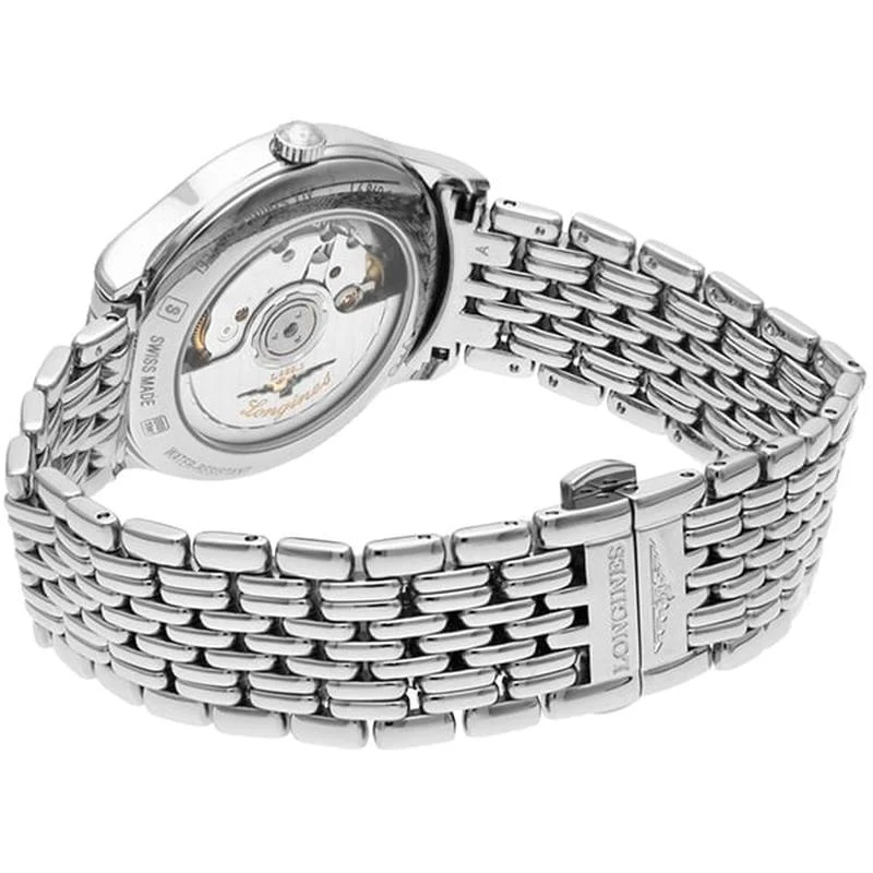 Longines Men's Metal Belt Parallel Import 2-Year Warranty L4.860.4.12.6 - Image 4