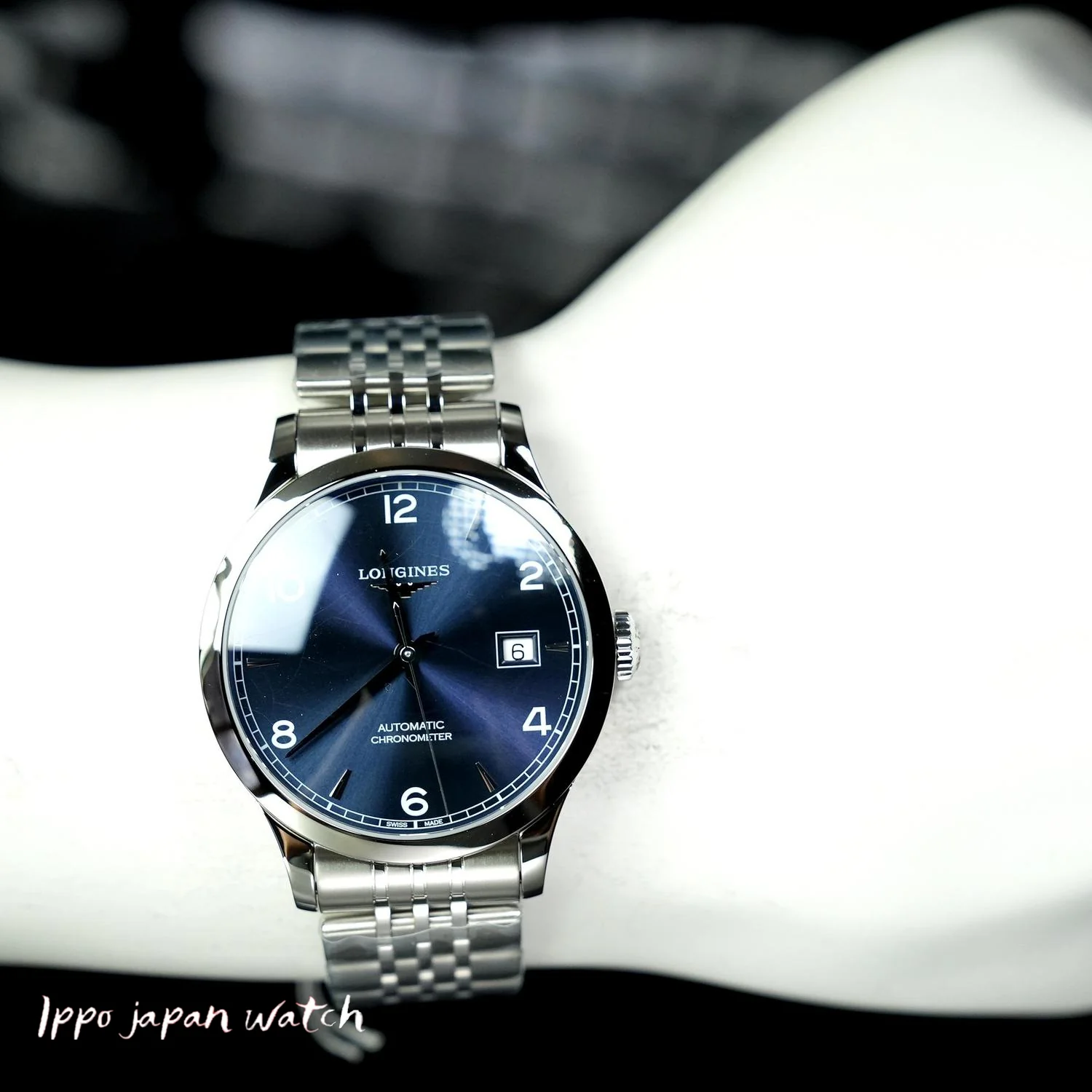Longines Men's Metal Belt Parallel Import with 2-Year Warranty L2.820.4.96.6 watch - Image 4
