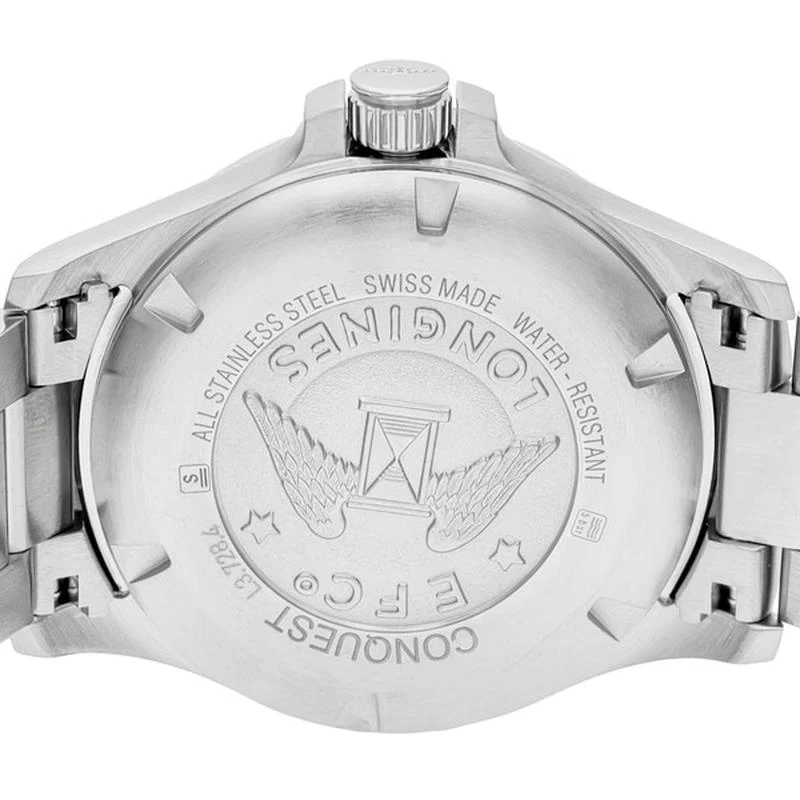 Longines Men's Metal Belt Parallel Import with 2-Year Warranty L3.728.4.56.6 - Image 4