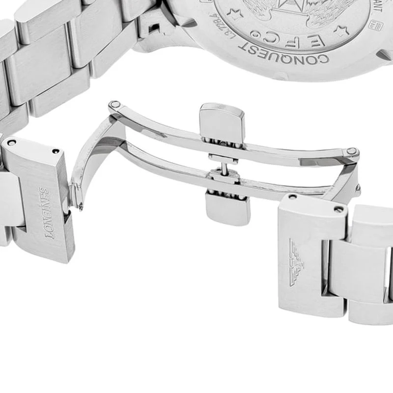 Longines Men's Metal Belt Parallel Import with 2-Year Warranty L3.728.4.56.6 - Image 5