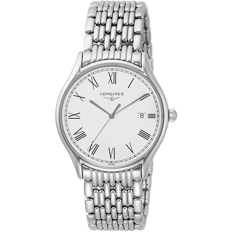 Longines Men's Metal Belt Watch Parallel Import with 2-Year Warranty L4.859.4.11.6