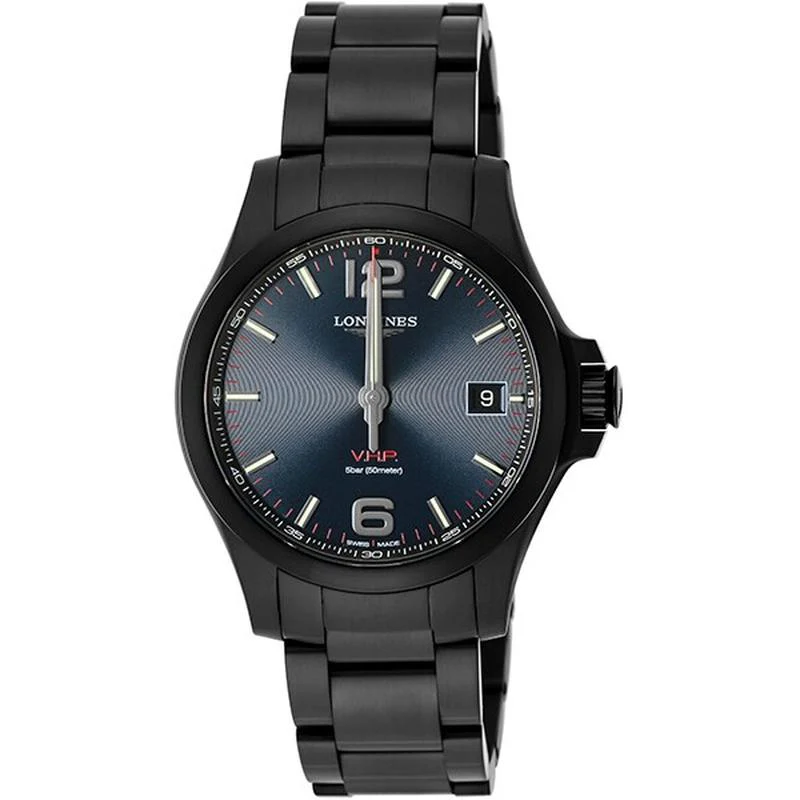 Longines Men's Metal Strap Watch Parallel Import with 2-Year Warranty L3.716.2.96.6
