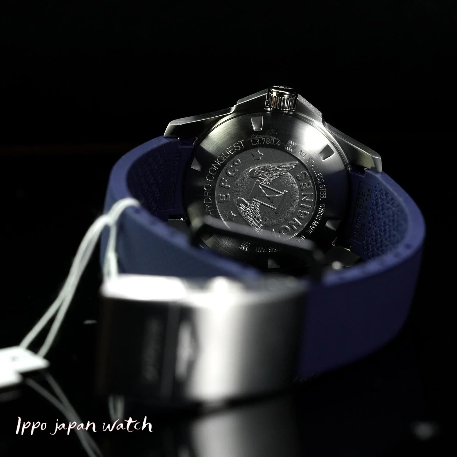 Longines L3.780.4.96.9 Men's Rubber Strap Watch Parallel Imported with 2-Year Warranty - Image 5
