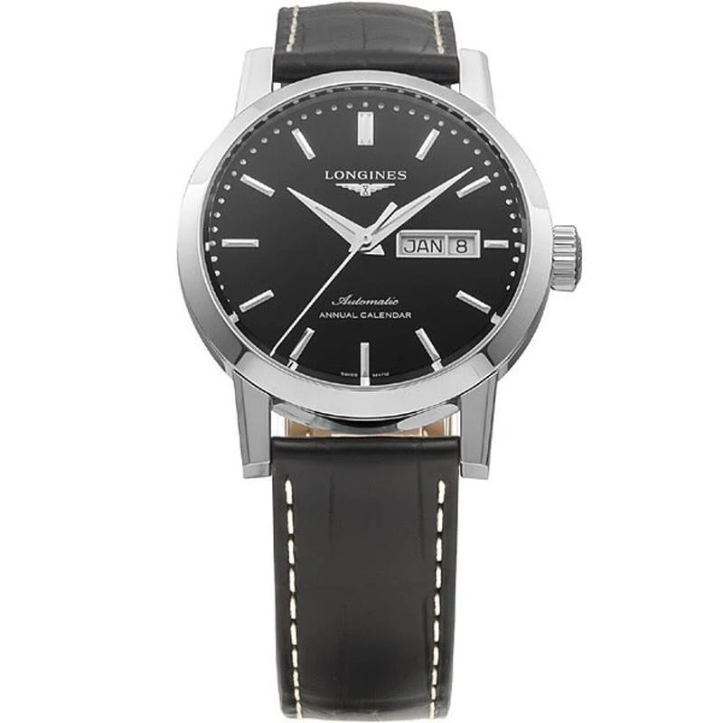 Longines Men's Watch with Alligator Strap Parallel Import 2-Year Warranty L4.827.4.52.0 - Image 2
