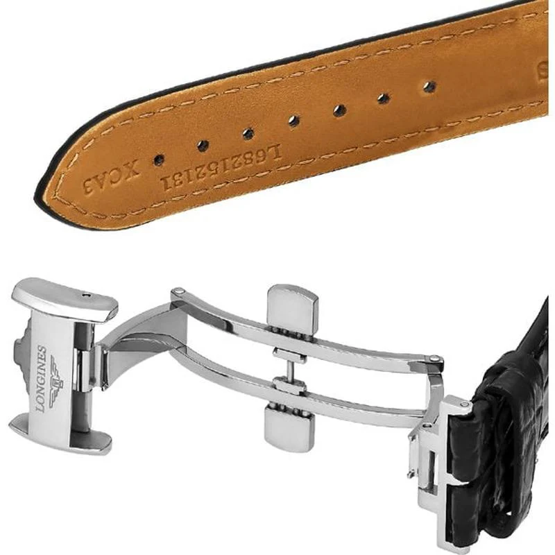 Longines Men's Watch with Alligator Strap Parallel Import with 2-Year Warranty L2.820.4.56.2 - Image 5