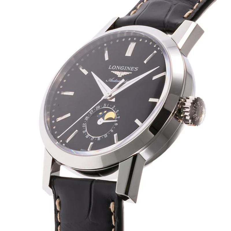 Longines Men's Watch with Alligator Strap, Parallel Import with 2-Year Warranty L4.826.4.52.0 - Image 3
