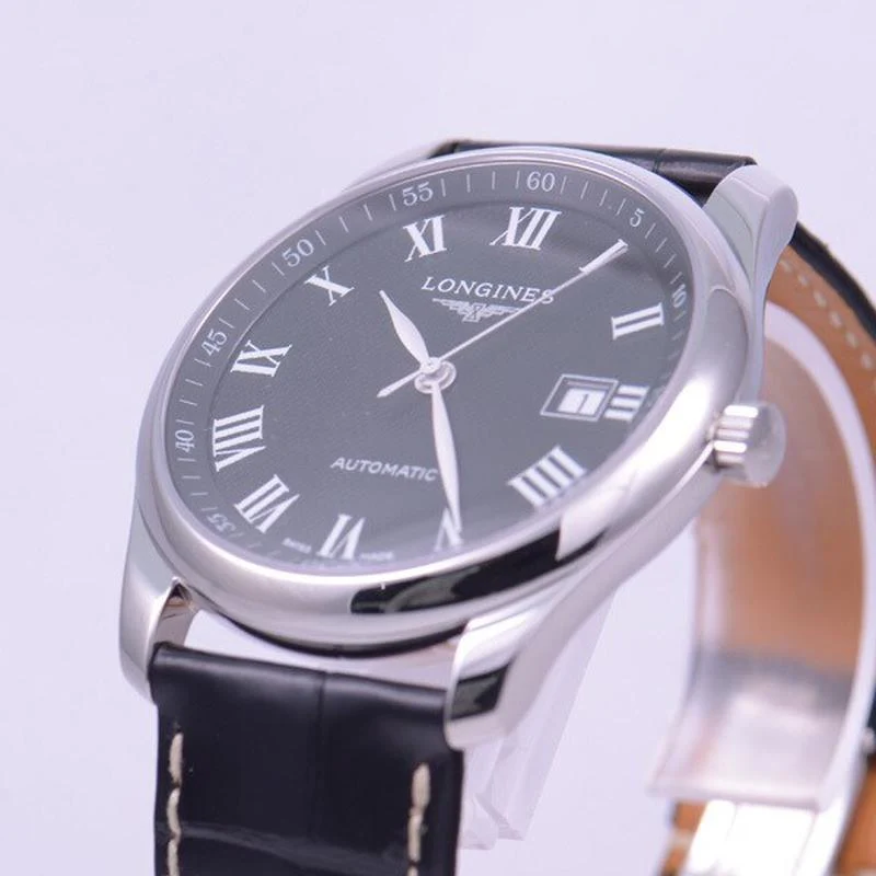 Longines Men's Watch with Leather Strap Parallel Import 2-Year Warranty L2.793.4.51.7 - Image 2