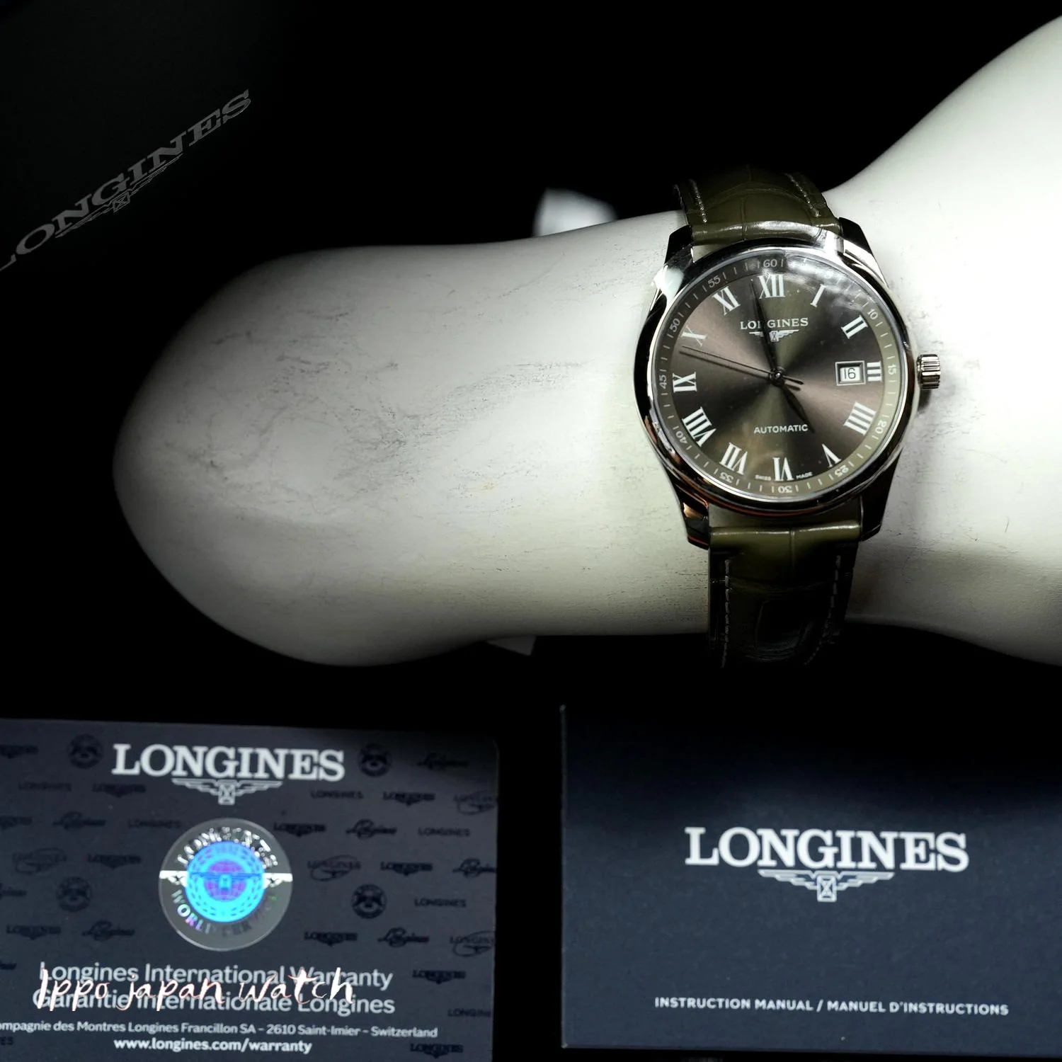 Longines Men's Watch with Leather Strap Parallel Import with 2 Year Warranty L2.793.4.71.3 - Image 8
