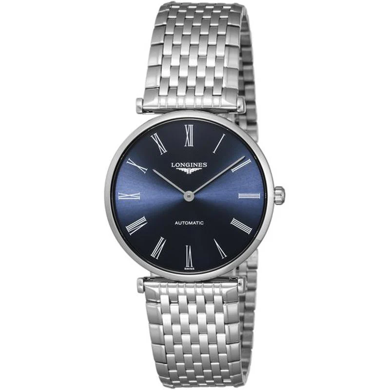 Longines Men's Watch with Metal Strap Parallel Import 2-Year Warranty L4.908.4.94.6