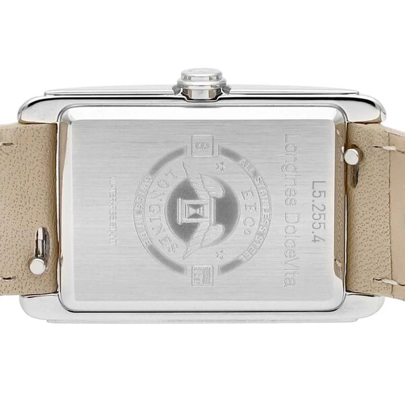 Longines L5.255.4.11.7 Master Collection Quartz Ladies Leather Belt Watch - Image 5