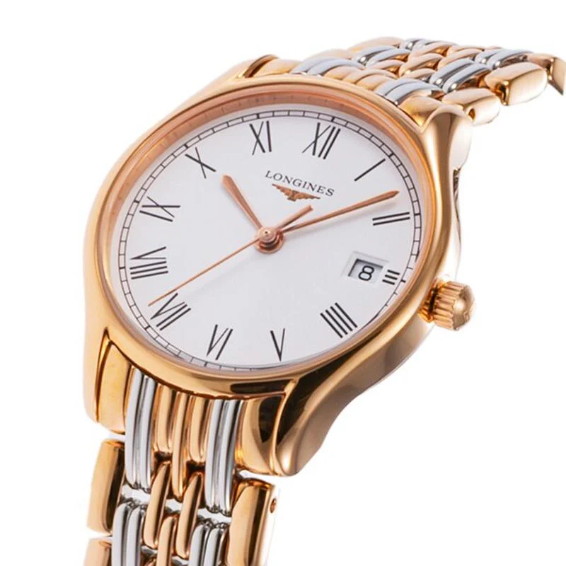 Longines L4.259.1.11.7 Master Collection Quartz Ladies Metal Belt Watch - Image 2