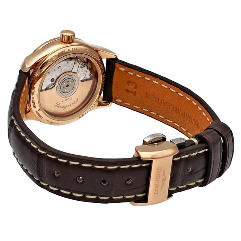 Longines L2.128.9.87.3 Master Collection Quartz Ladies Leather Strap Watch - Image 4