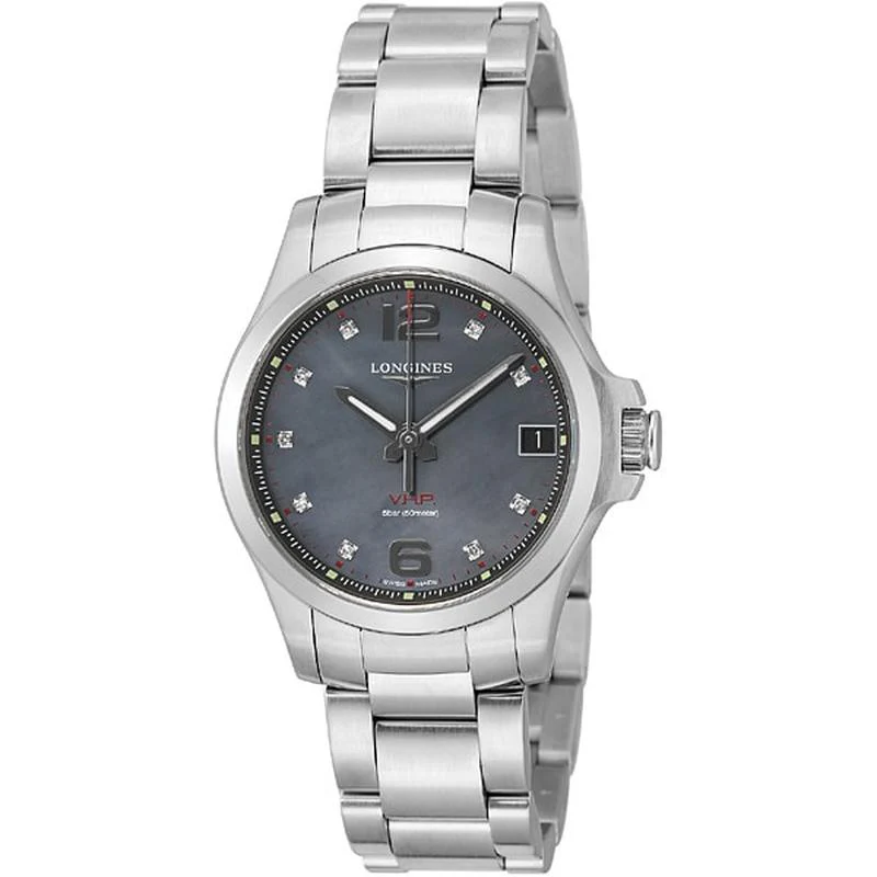 Longines L3.316.4.88.6 Elegant Quartz Ladies Metal Belt Watch
