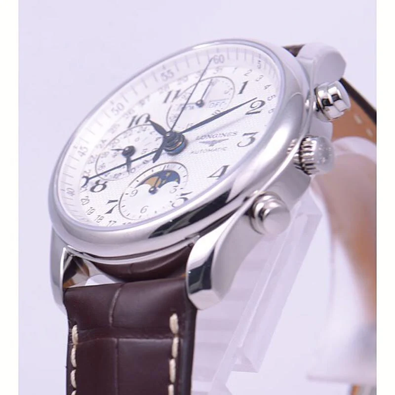 Longines L2.673.4.78.3 Master Collection Automatic Men's Stainless Steel 40mm Chronograph Watch - Image 2