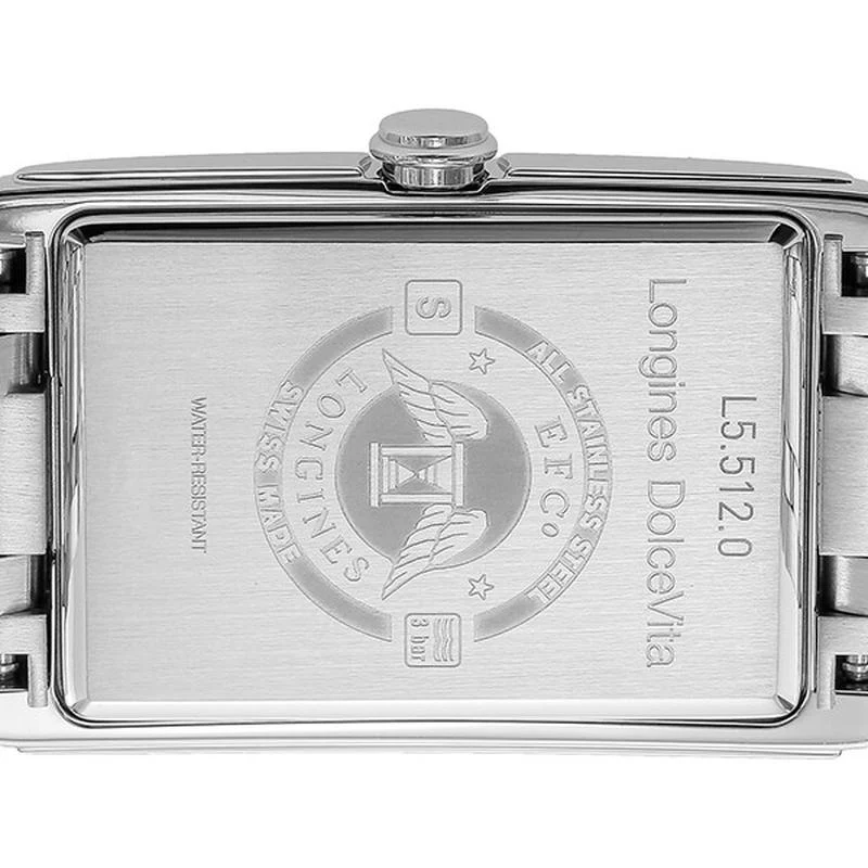 Longines NEW DolceVita Silver Women's Imported Watch with 2-Year Warranty L5.512.0.57.6 - Image 5