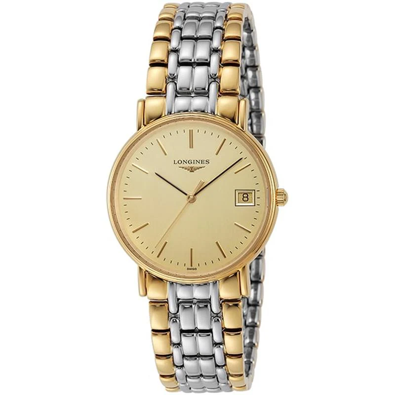 Longines Presence Gold Parallel Import with 2-Year Warranty L4.819.2.32.7