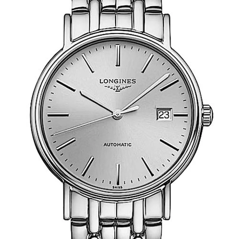 Longines L4.921.4.72.6 Presence Quartz Men's Silver Watch