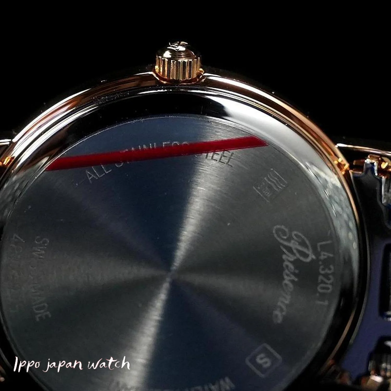 Longines L4.320.1.11.7 Presence Quartz Women's White Leather Strap Watch - Image 5