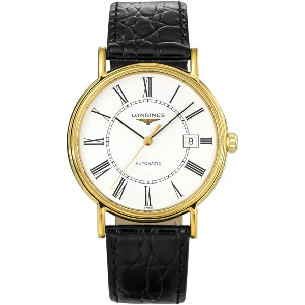 LONGINES Presense 5-Year Warranty White L4.921.2.11.2 - Swiss Luxury Watch with Timeless Elegance