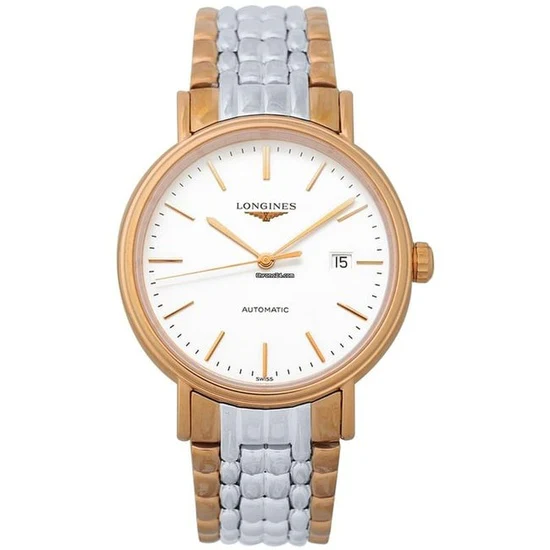 LONGINES Presense 5-Year Warranty White L4.922.1.12.7 | Swiss Luxury Watch with Elegant Design