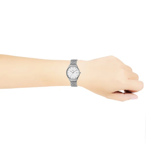 LONGINES Reel [Lyre] 2-Year Warranty White L4.359.4.12.6 | Swiss Luxury Watch with Elegant Design - Image 7