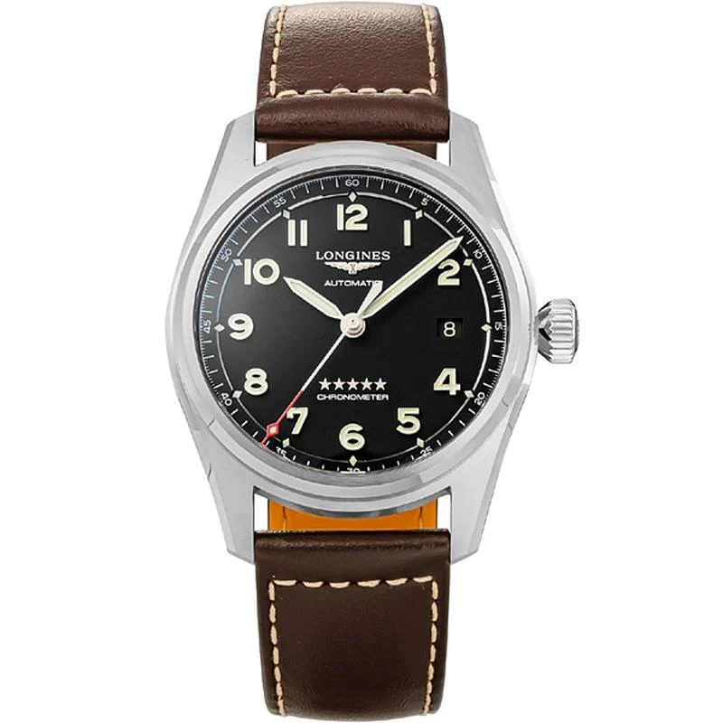 Longines Unisex Leather Strap Watch Parallel Import with 2 Year Warranty L3.810.4.53.0