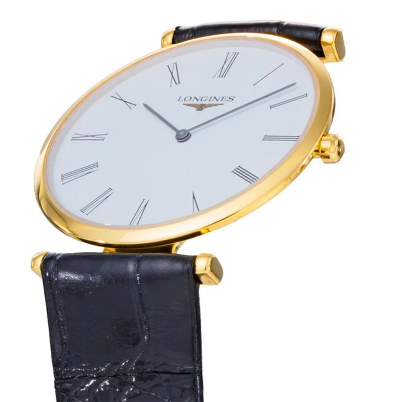 Longines Unisex Watch with Alligator Belt, Parallel Import with 2-Year Warranty, Model L4.709.2.21.2 - Image 2