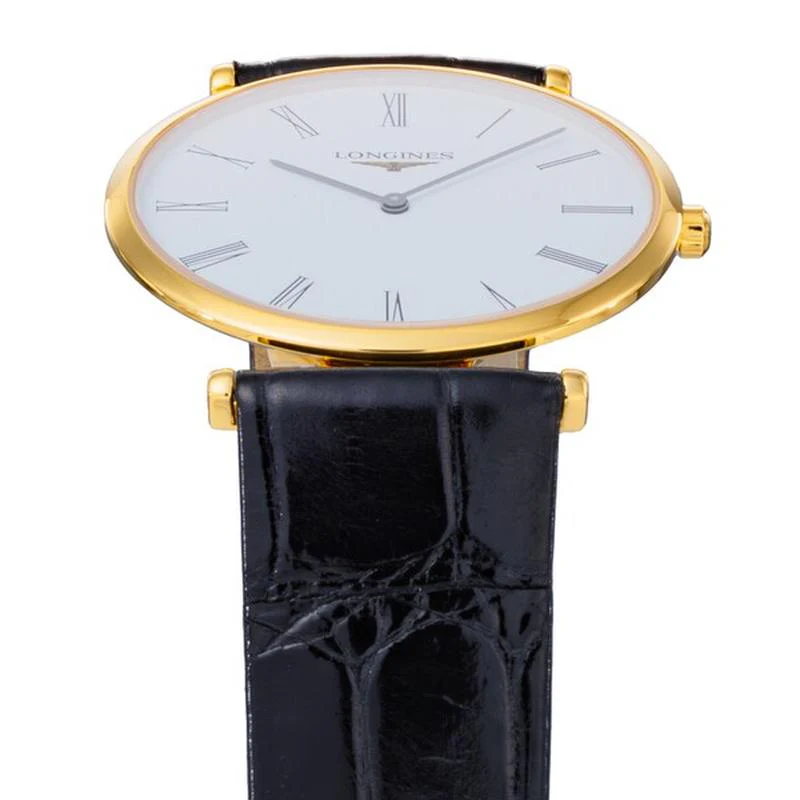 Longines Unisex Watch with Alligator Belt, Parallel Import with 2-Year Warranty, Model L4.709.2.21.2 - Image 3