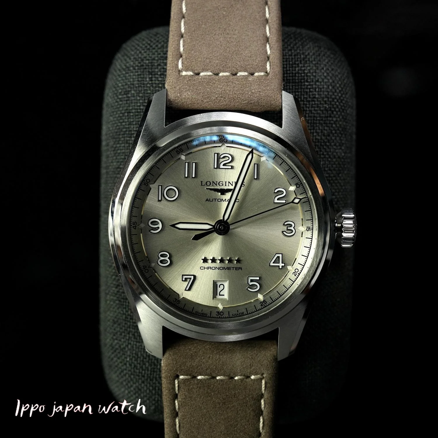 Longines Unisex L3.410.4.63.2 with Leather Strap Parallel Import with 2-Year Warranty Watch