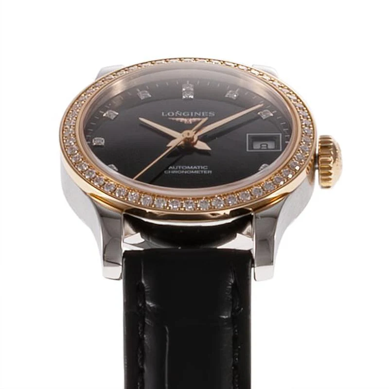 Longines Women's Alligator Strap Watch Parallel Import with 2-Year Warranty L2.320.5.59.2 - Image 3