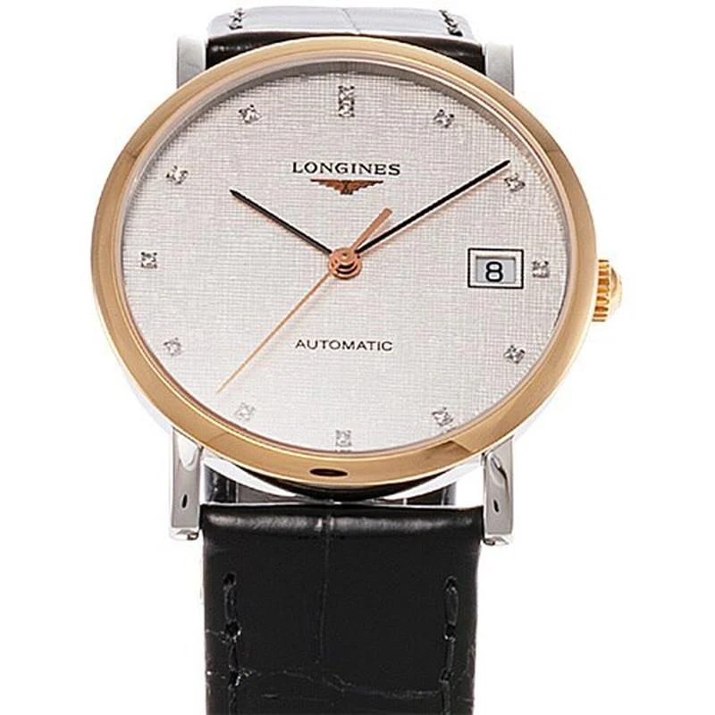Longines Women's Leather Strap Parallel Import with 2-Year Warranty L4.809.5.77.0 - Image 3