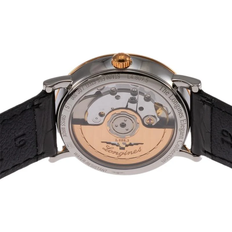Longines Women's Leather Strap Parallel Import with 2-Year Warranty L4.809.5.77.0 - Image 4