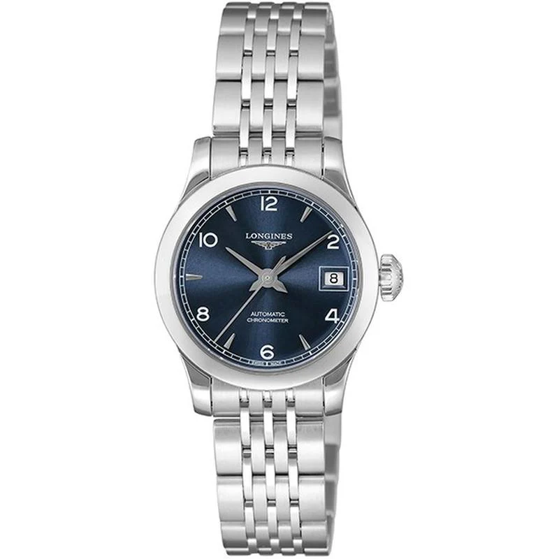 Longines Women's Metal Belt Parallel Import with 2-Year Warranty L2.320.4.96.6