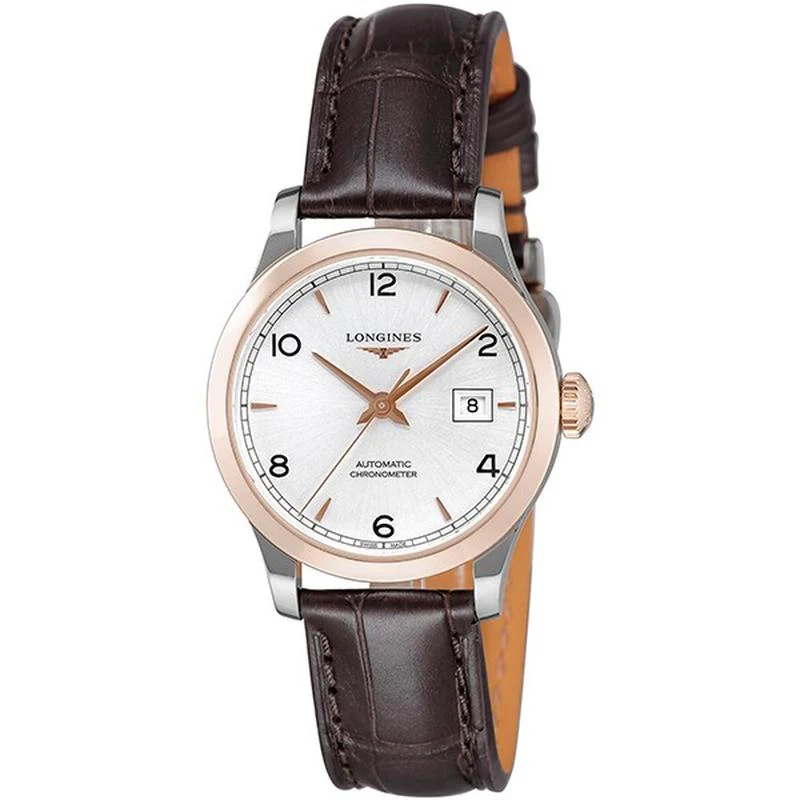 Longines Women's Watch L2.321.5.76.2 with Alligator Strap, Parallel Import, 2-Year Warranty